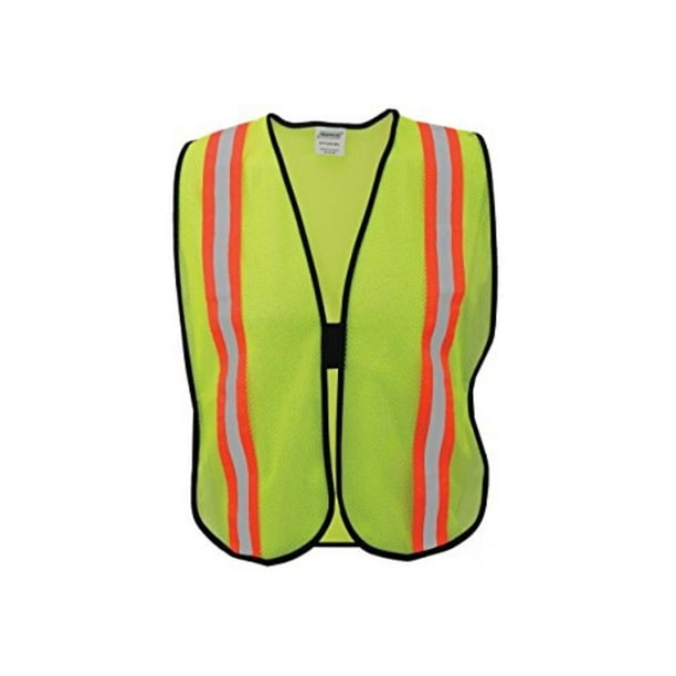 B 30 2 Ironwear Safety Vests-One Size Fits All-100% Polyester Lime Mesh Fabric